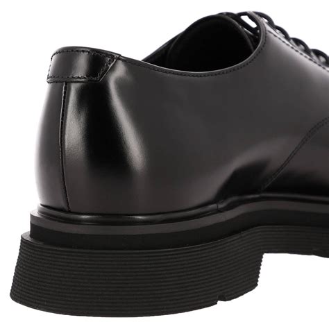 scarpe stringate prada uomo|Stringate in pelle in Nero .